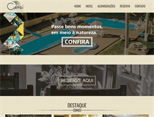 Tablet Screenshot of canzicataratashotel.com.br